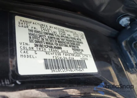 2011 Nissan Versa 1.8S from USA, damaged, VIN 3N1BC1CP4BL494869